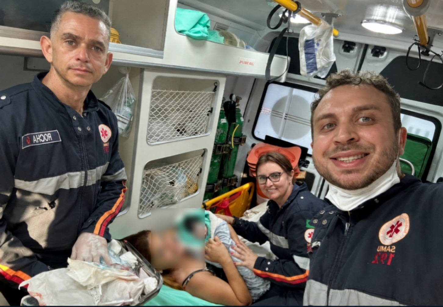 Equipe do SAMU realiza parto de emergência e garante segurança de mãe e bebê em Naviraí