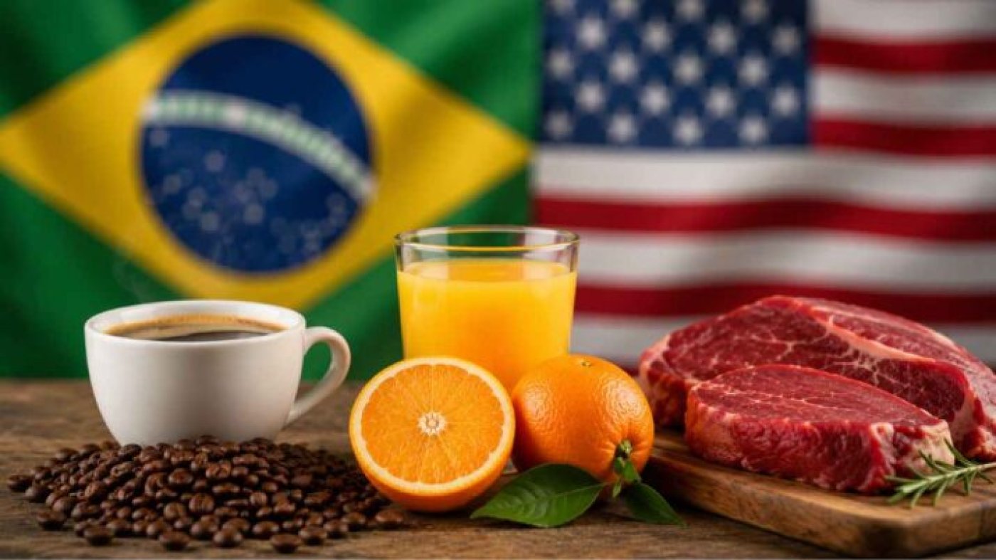 EUA oficializam tarifa de 25% sobre produtos brasileiros, mas preservam carnes, café e celulose