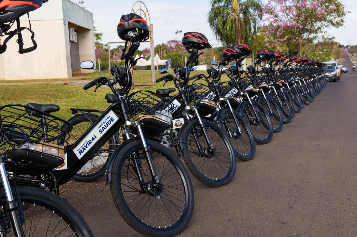 Prefeitura de Naviraí entrega 30 bicicletas elétricas e fortalece trabalho dos agentes de endemias nos bairros