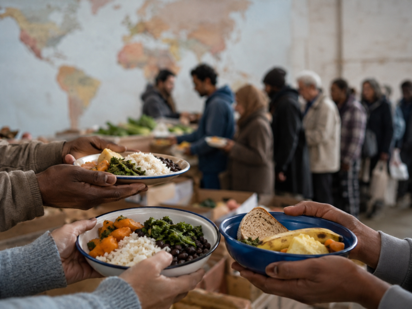 Fome no mundo cai pelo terceiro ano seguido, mas 645 milhões de pessoas ainda passam necessidade